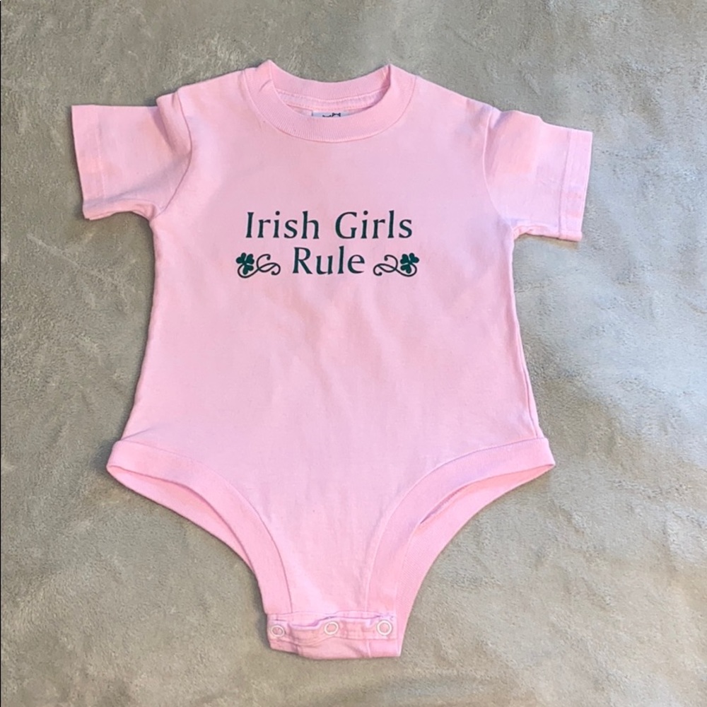 Irish Girls Rule onesie. Worn maybe once. 18 month